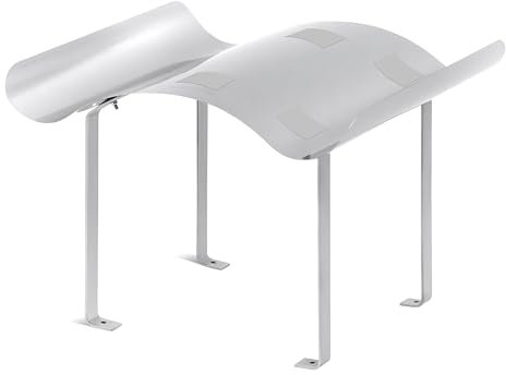 Schornsteinabdeckung Edelstahl - Kaminhaube mit Regen, Dreck und Tier Schutz - inkl. Werkzeug & Handschuhe, Regenhut, Kaminschutz, ideal für Schornstein, Kamin, Ofenrohr & Regenhaube - Kaminabdeckung