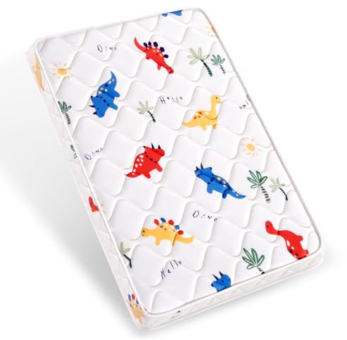 Lillibearas Pack and Play Matratzenauflage, tragbar, aus weichem Schaumstoff, atmungsaktiv, weich, fest und bequem, kompatibel mit Laufgittern Pack N Play, 96,5 x 66 cm