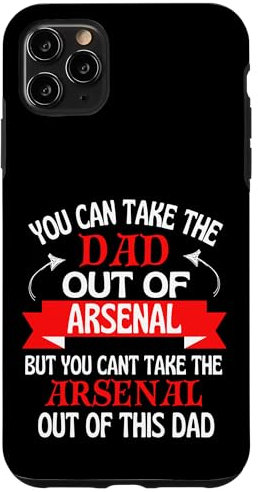 Made In Arsenal Funny Dad Slogan Born In Arsenal Case for iPhone 11 Pro Max