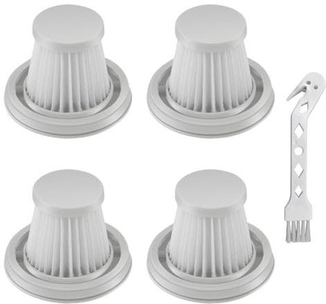 SIGANDG HEPA Filter (Waschbare),Ersatzfilter für kabellosen MiNi-Handstaubsauger,für Xiaomi Mijia Mini Handstaubsauger SSXCQ01XY,Für Zuhause und Auto,kabelloser Mi Mini-Sauger,Ersatzteil (4 Stück)