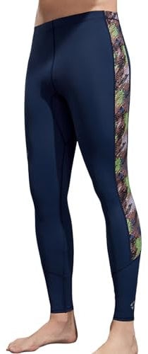 Generisch Swimming Trunks Men's Long Swimming Trunks Tight Diving Pants Surfing Diving Snorkeling Men Warm Wetsuit Trousers Surfing Swimming Canoeing Leggings Surf Pants Water Sports Wetsuit, darkblue