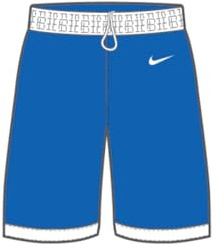 Nike Herren Team25 Basketball Stock Short - Royal Blue