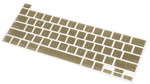 SHINEOFI Funda de Teclado de Silicona Compatible con Macbook Pro Protección y Antipolvo Accesorio Práctico para Ordenadores Portátiles
