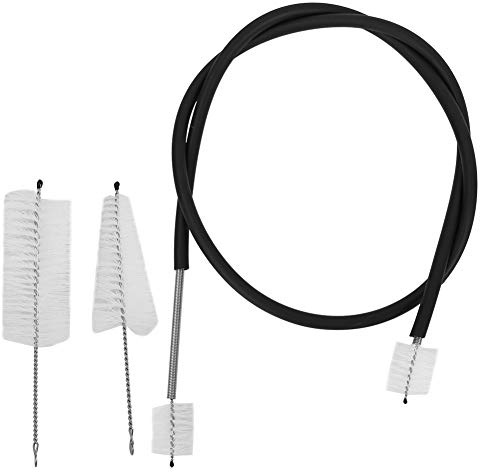 Horn Reinigungsset mit 2 Bürsten, Seilbürste für Musikinstrumente, Weiches Gummimaterial - Effektive Reinigung, Wiederverwendbar, Schonende Pflege für französisches Horn