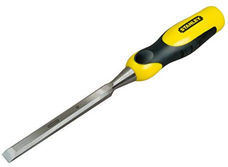 STANLEY 0-16-871 Scalpello per Legno Dynagrip, Giallo/Nero, 8MM