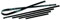 UNGER Pro Wischergummi Hard (55 cm, Ersatzgummi für alle Fensterabzieher, harter Gummi, für warme Temperaturen, beliebig kürzbar) RR55H
