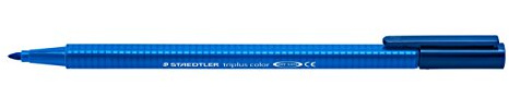 Staedtler 323-3 Fasermaler triplus color, dreieckig, blau