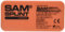 SAM Medical Fingerschiene, Orange und Blau, 3 Stück