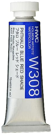 Holbein Artists Watercolor Phthalo Blue Red Shade 15ml