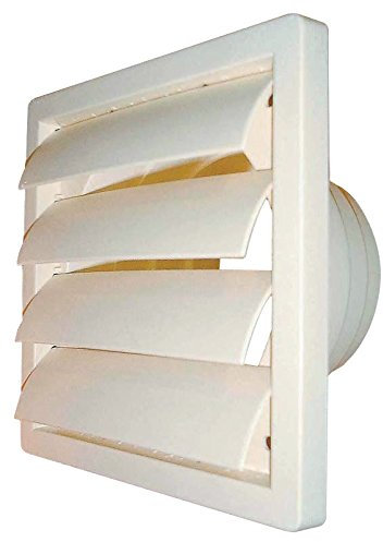 Bouche d'évacuation à clapet DMO - Dimensions 155 x 155 mm