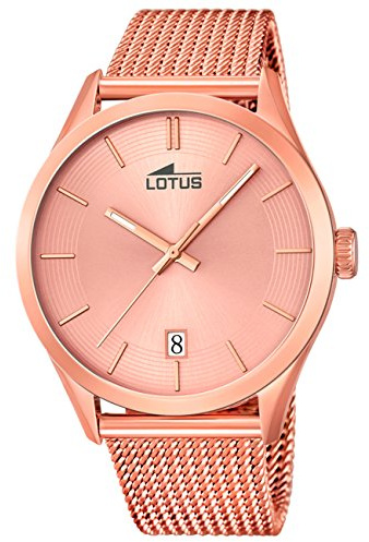 Lotus Herren-Armbanduhr Analog Quarz Leder 18110/1