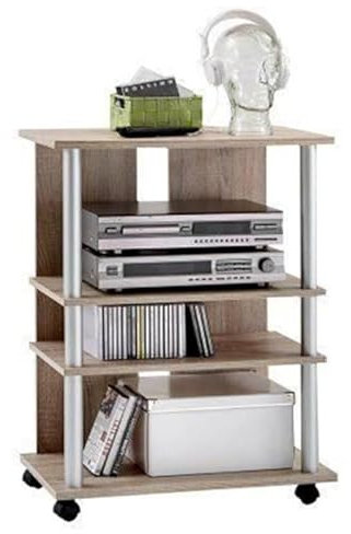 Paris Prix Meuble TV 4 Niveaux Design Tanvent 85cm Naturel