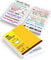 RunFa 800x Lustige Haftnotizen - die bunten Klebezettel (16x50 Blatt) sind die Geschenk Idee für Studenten u. Büro Kollegen - die Sticky Notes u. Page Marker als Büro Gadgets zum Markieren