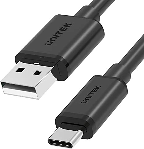 UNITEK Kabel USB-C auf USB-A │ Schnellladung 5V/3A, USB 2.0 480 Mbps │ Basic, langlebig, Lang 3 M |QuickCharge 2.0| Laden und Synchronisieren | Datenübertragung gemäß USB 2.0-Spezifikationen
