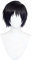 GZIRUE Schwarze Kurze Gerade Perücke Haar für Toji Fushiguro Cosplay Wig Halloween Party Anime Kostüm mit Perücke Kappe Wig Cap