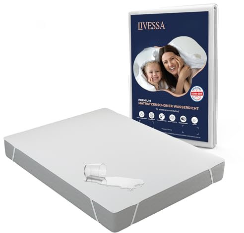 LIVESSA Matratzenschoner 70x140 Baby wasserdicht (2er Pack)- Matratzen-Schutzhülen, wasserdichte Matratzenauflage, Mit Elastisch Eckbändern, Oeko-TEX Zertifiziert, matratzenschoner 90 x 200