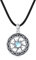 GGBOOM Sonne Mondstein Halskette 925 Sterling Silber Sonne Kette Keltische Kette Anhänger Amulett für Frauen Mädchen Herren Geschenk