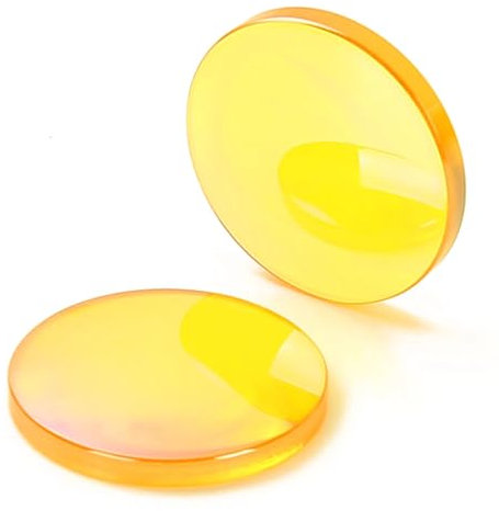 FONLAND Lentille de focalisation CVD ZnSe USA Diamètre : 20 mm Longueur focale : 50,8 mm/2, lentille de focalisation ZnSe pour machines de gravure et de découpe laser CO2