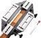 Door Hinge Jig Woodworking Hole Opener Slotting Locator, Hole Opener Positioning Drilling Slotter Lock Guide Plate, Wooden Door Hinge Hole Guide Door Lock Jig for Door Lock Installation