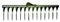 Rastrello Sarchiatore Aeratore Terreno, Rastrello Sarchiatore 14 Denti Senza Manico (acciaio zincato)