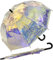 X-brella Shiny Kids - Ombrellone trasparente per bambini, Trasparente-colorato, 72 cm, Apri mano ombrello bambini