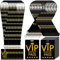 Umhängeband mit PVC-Passkarten, schwarzes Umhängeband mit drehbaren Metall-Clips, PVC-VIP-Karten für Backstage-Pass, Konzert, Event, Geburtstag, Filmabend, Party, Organizer, 30 Stück