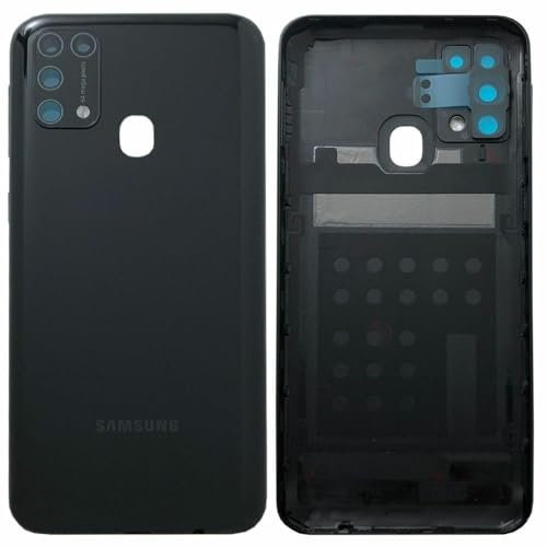 SPES Original Samsung Akku Deckel Batterie Cover Backcover Rückseite für Samsung Galaxy M31 M315F GH82-22412C Schwarz/Black