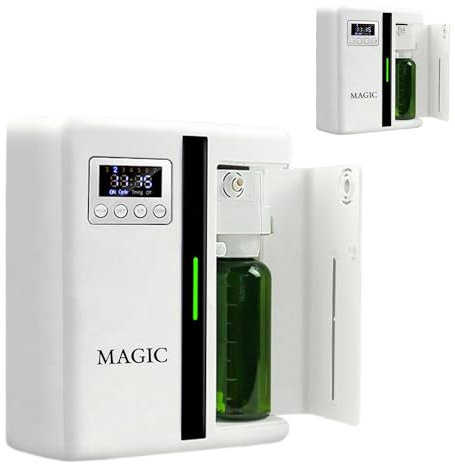 2X Diffusore Elettrico di Oli Essenziali. Diffusore di Fragranze Professionale. Deodorante per Ambienti Marketing Olfattivo per Aromaterapia per la Casa e Il Negozio. per Superfici di 50-300 m².