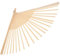 Lurrose Folding Fan Frame Wooden Foldable Fan Ribs Fan Making Frames Handheld Fan Material DIY Craft Kit for Folding Fan