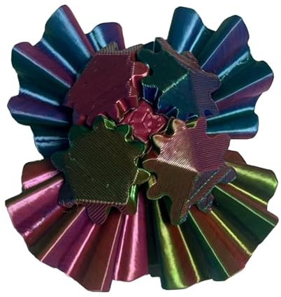 Gear Ball Fidget, -Gedruckter Gear Ball Spin Ball, Steampunk Whirling Wonder Fidget Gear Ball, Gear Ball Puzzle Cube Fidget-Spielzeug für Kinder und Erwachsene