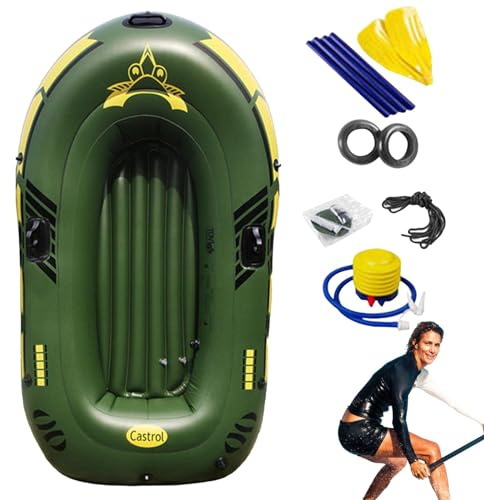 Aufblasbare Boote, 2/3 Personen, aufblasbares Boot, Raftingboot – Schwimmboot für Wassersport, 2 Personen/3 Personen, Tourenkajak, tragbares Boot, aufblasbares Boot, PVC-Challenger-Schlauchboot