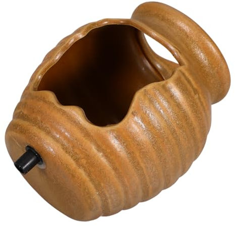 BESPORTBLE Landschaft Wasserfall Keramik Glas Dekorative Brunnen Vase Decor Größe Wasser Zirkulation Topf