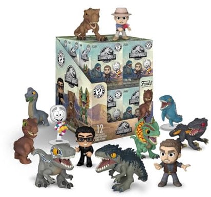 Funko Mystery Mini: Jurassic Park - 1 of 12 to Collect - Blind Purchase- Vinyl-Sammelfigur - Geschenkidee - Offizielle Handelswaren - Spielzeug Für Kinder und Erwachsene - Movies Fans