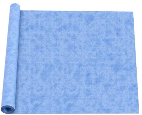 Abdichtungsbahn Dusche 1x30m, Dichtfolie Bad, Wasserdicht Entkopplungsmatte, Dichtbahn Abdichtbahn für Sanitär, Dusche, Badezimmer, Sauna, Fliesen (Blau)
