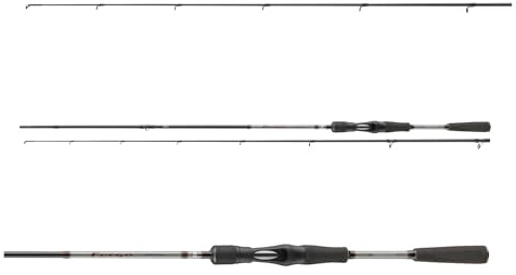 DAIWA Fuego Predator Baitcast, 2 Teile, Raubfisch Angelrute