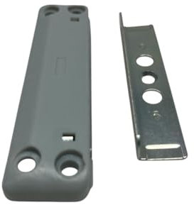 Magnet Balkontürschnäpper - Türschnapper 9 mm Winkel für PVC, Holz und Aluminium Balkontür, Balkontür-Griffsperre aus Metall - Türriegel für Terrassentüren Roto Winkhaus Siegenia Maco Schüko NT