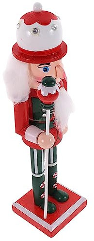 GETAJGHSD Nutcracker Figure Festive Collectible Ornament for Christmas Decor Craftsmanship Holiday Decoration for Home and Table Beautification