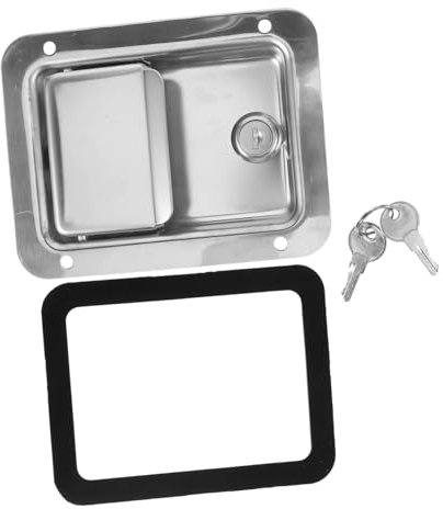 jojofuny Serratura per Acciaio Inossidabile Serratura per Porta Camper e Sicurezza Robusta e Design Versatile per Strumenti e Oggetti Facile