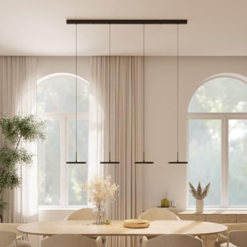 Dimmbare Pendelleuchte 'Evanos', LED Deckenleuchte, moderne Hängelampe Esstisch Wohnzimmer Smart Home