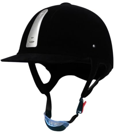 NULYLU Casco de Equitación para Hombre y Mujer, Cómodo y Transpirable Diseño Elegante, Material Abs y Tela de Terciopelo para Actividades al Aire Libre y Eventos Competitivos