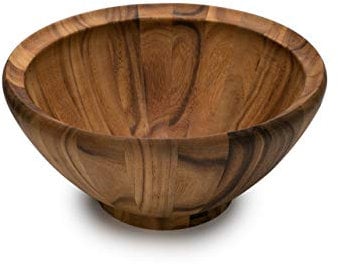 Ironwood Gourmet 28134 Salinas Extra Large Salad Bowl XL, Acacia Wood