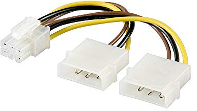 Kabel Stromadapter 2x 5,25 > PCI Express