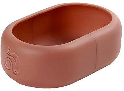 Komodo Smart Mealworm Dish for Reptiles Durable Smooth Sides Easy Clean Food Bowl Deep Design Sturdy Outdoor Indoor Lightweight Hygienic Pet Feeder