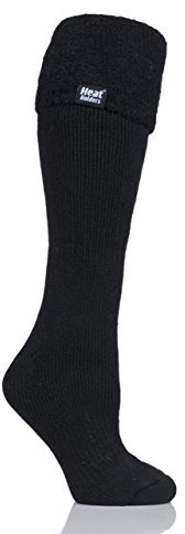 HEAT HOLDERS Ladies 1 Pair SockShop Wellington Boot Thermal Socks Black 4-8