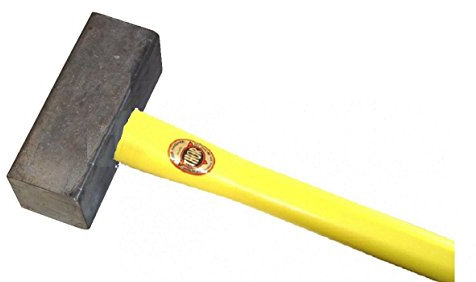 THOR Lead Hammer Square 60 x 120 mm 4,900 g with Fibreglass Handle