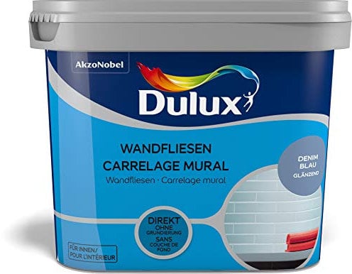 Dulux Fresh up WANDFLIESENFARBE GLZ DENIM BLUE, 750 ml