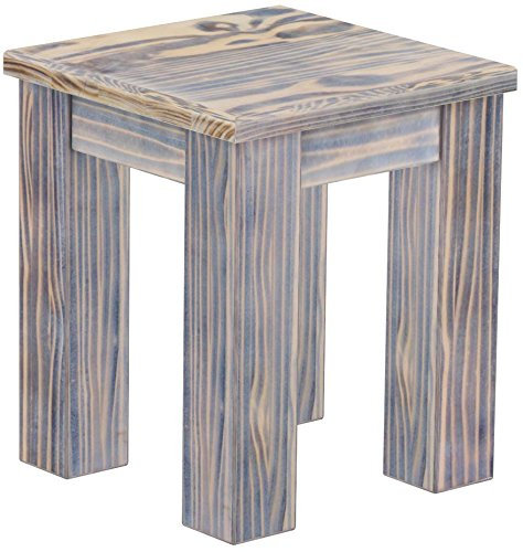 B.R.A.S.I.L.-Möbel Brasilmöbel Sitzbank Hocker Rio Classico Zebra Afrika Massivholz aus Pinie, Verschiedene Größen & Farben, ideal für Esszimmer & Küche