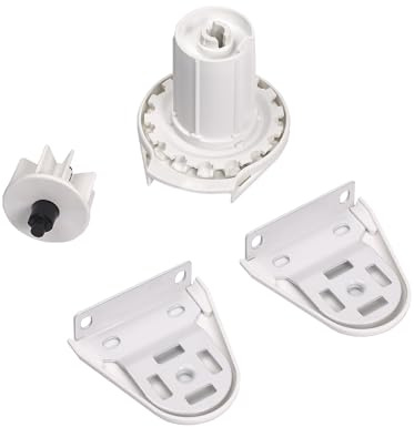 Rollerhouses RHSA38-A 38mm Metal Roller Blind Fittings Repair Parts Kit Brackets Heavy Duty 1.5 Inch/Rollease Skyline Roller Shade Mounting Brackets