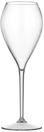 BARCRAFTERS Sektglas Premium 2 Stück Kunststoff Mehrweg |Outdoor | Sektkelch 240ml Champagnerglas