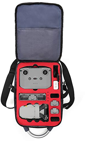 DJFEI Tragetasche für DJI Mini 2, wasserdichte Aufbewahrungs Tasche Tragbare Umhängetasche Robuste Handtasche für DJI Mavic Mini 2 Drone (Blau)